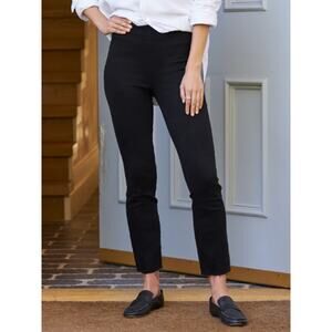 Frank & Eileen Derry Illusion Italian‎ Dream Pull-On Denim Black Size 28